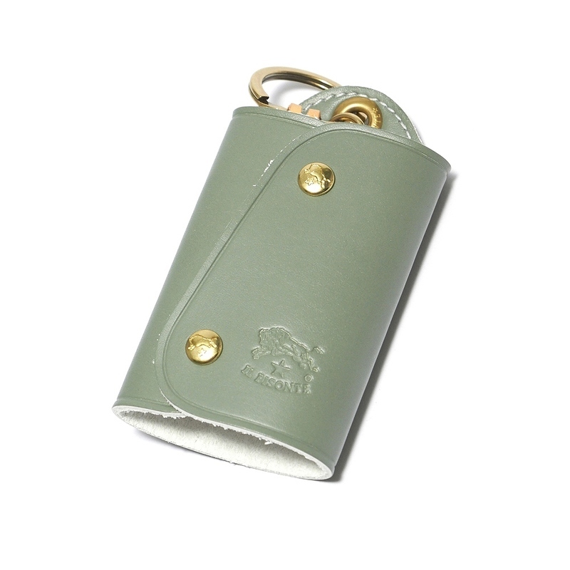 イルビゾンテ IL BISONTE キーケース C0847 884 SAGE 本革 セージ