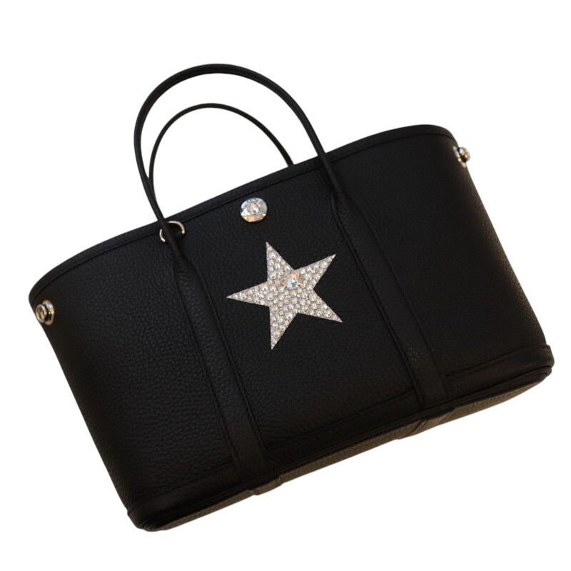 ショルダーストラップ付スターデザインキラキラバックスワロフスキー