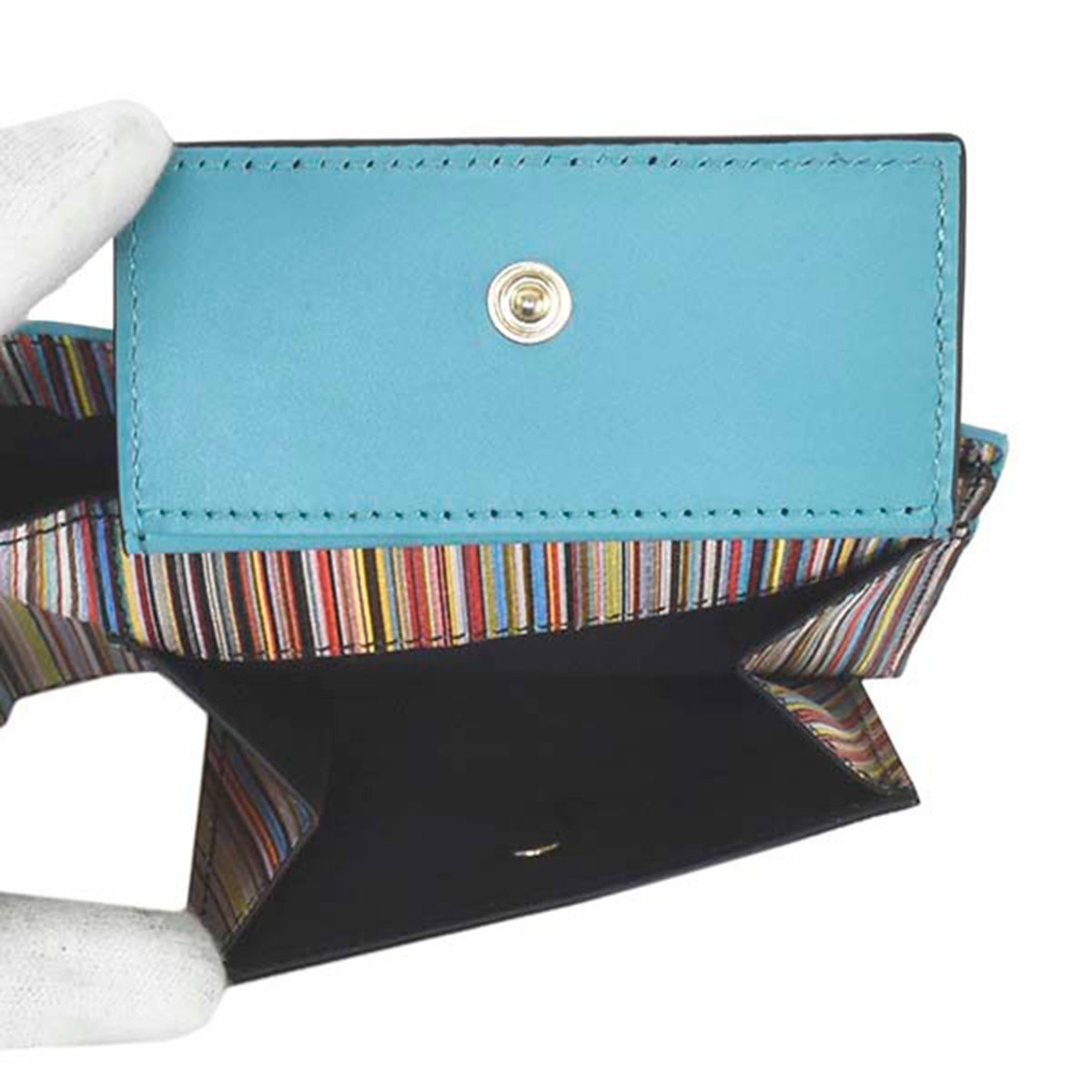 ポール スミス Paul Smith 二つ折り財布 M1A4833 42 TURQUOISE