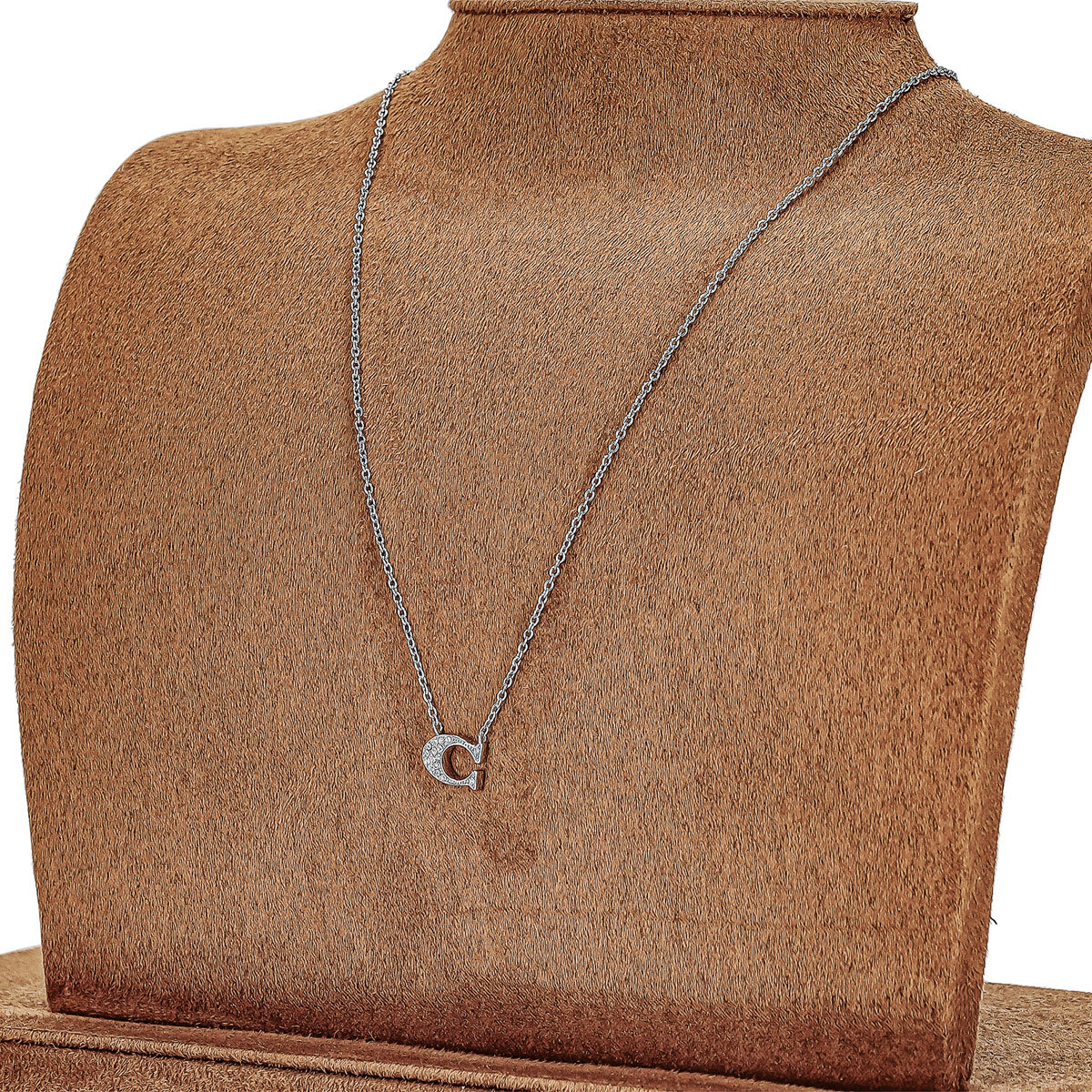 コーチ COACH ネックレス アクセサリー シルバー Cロゴ レディース