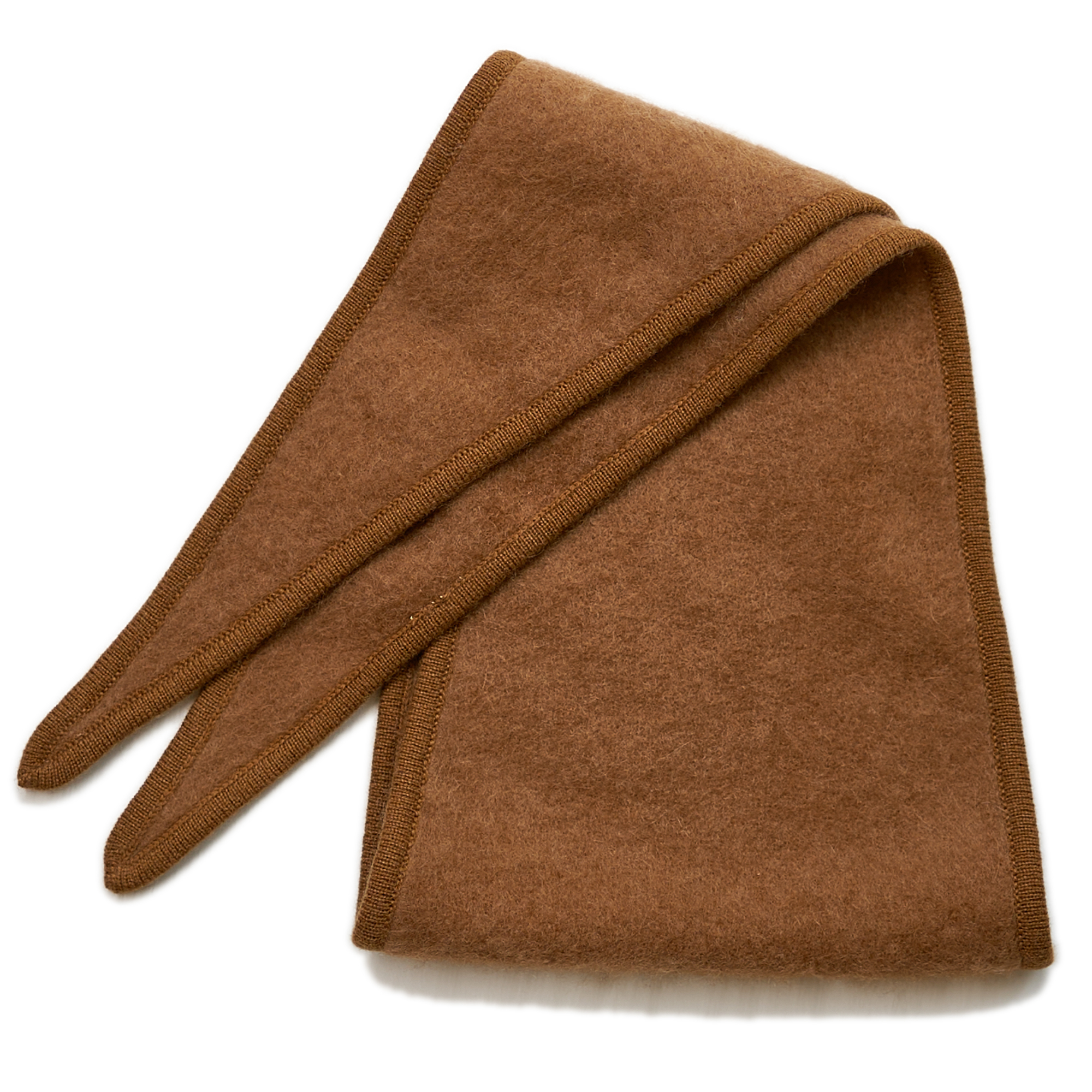 カシミヤ 100％ ミンク加工 トライアングル マフラー 【トライアングル