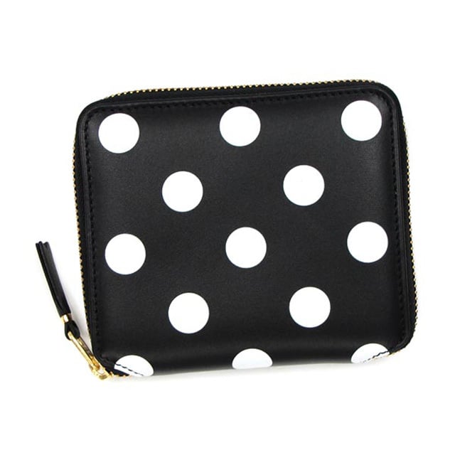 コムデギャルソン COMME des GARCONS 財布 二つ折り ドット 水玉