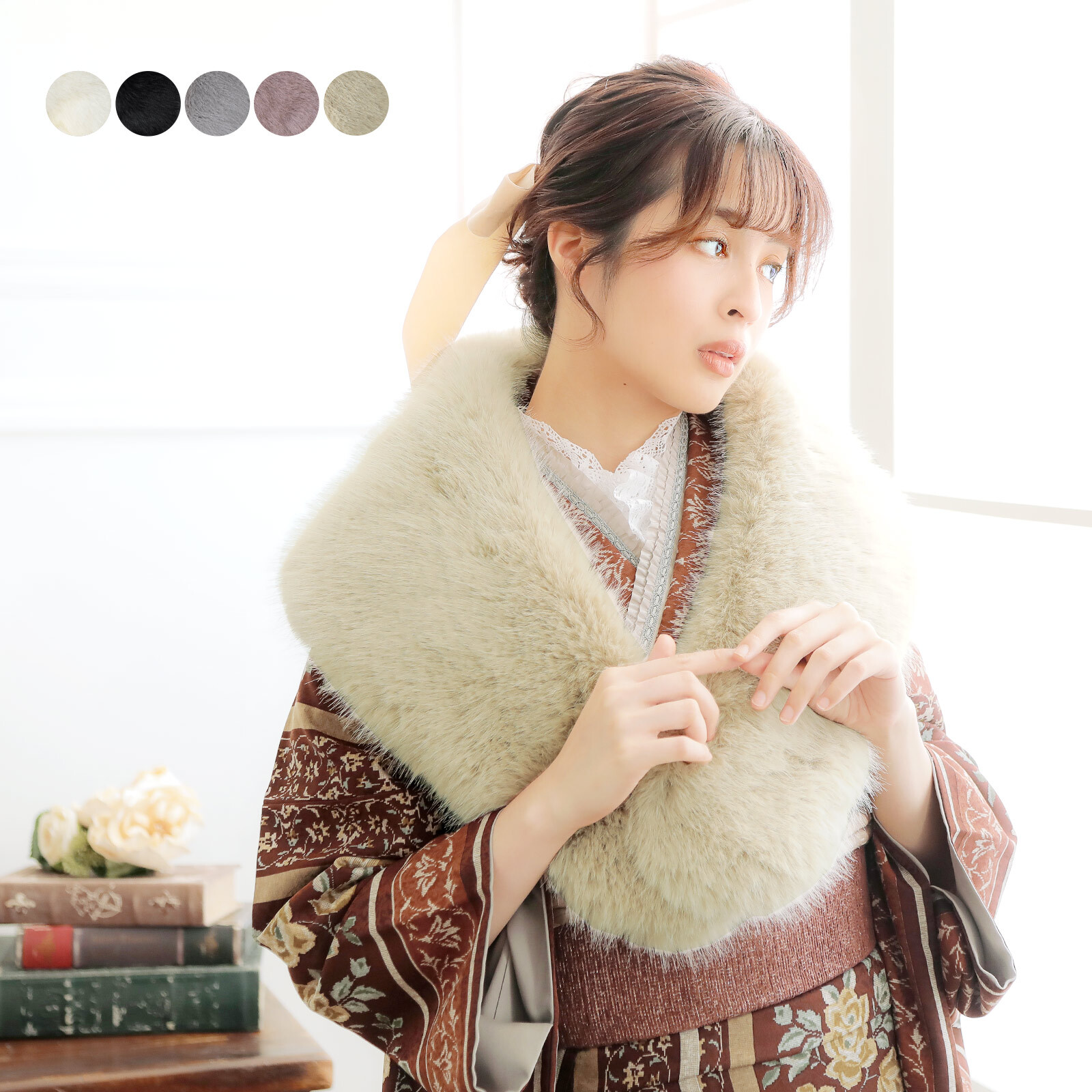 毛皮 パールミンク 大判ストール ショール リアルファー ミンク ファー