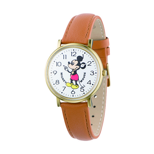 ディズニー Disney レディース ミッキーマウス 腕時計 M34-WH-LBR