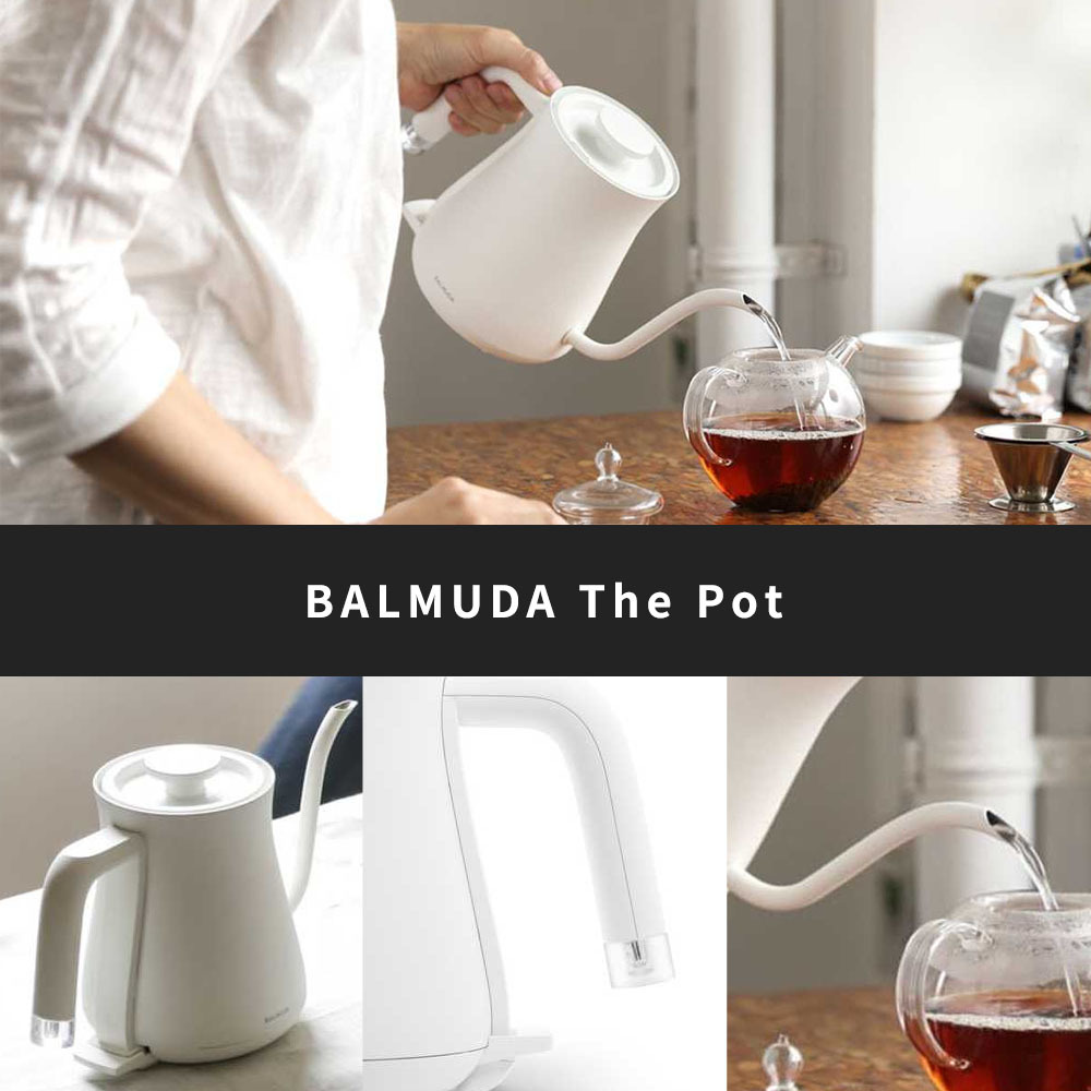 BALMUDA The Pot White バルミューダ 電気ケトル 600ml ケトル ポット