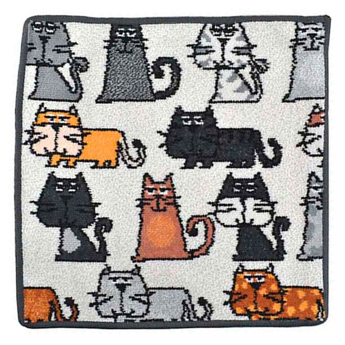 フェイラー FEILER ハンカチ ハンドタオル 30cm WASH CLOTH CATS STATE