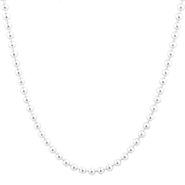 ティファニー TIFFANY＆CO. ラージ ビーズ チェーン 46cm シルバー