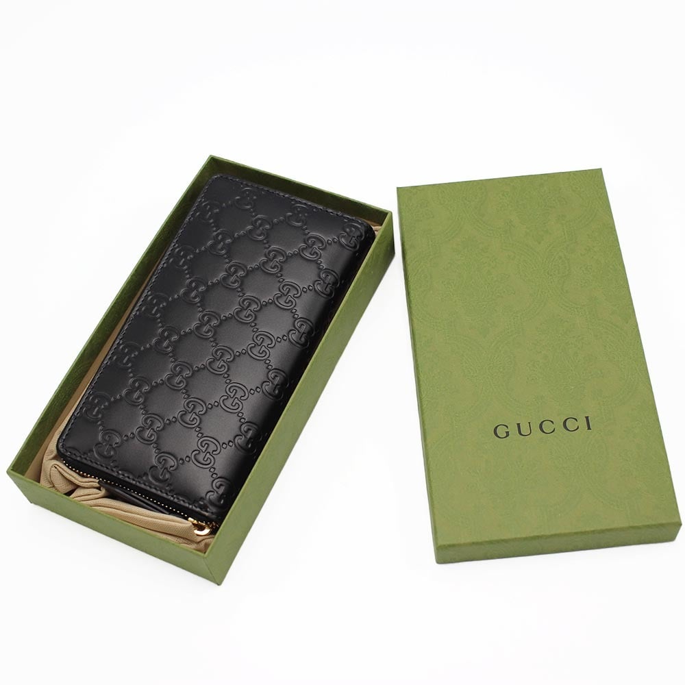 グッチ GUCCI ラウンドファスナー長財布 779786 CWC1G 1000 ブラック