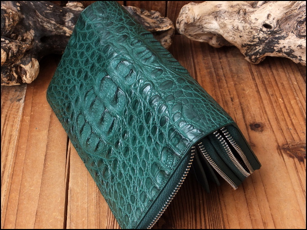 送料込 ゴダン 財布 長財布 GODANE ラウンドファスナー カイマン