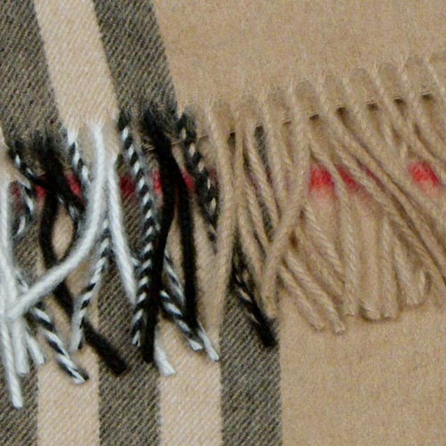 バーバリー BURBERRY マフラー チェック カシミア100％ レディース