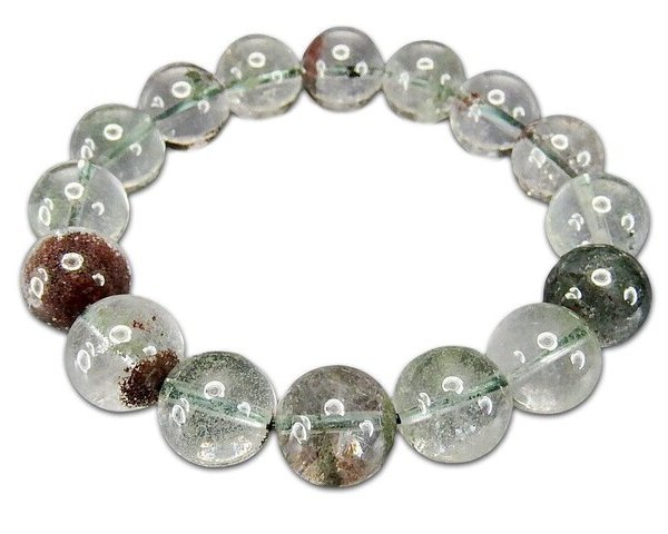 ガーデンクォーツ庭園水晶大玉約13mm前後ブレスレット天然石仕事運