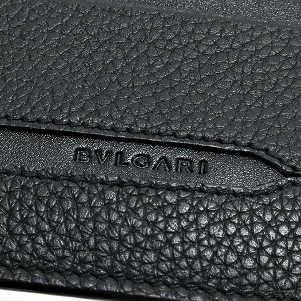 名入れ】 ブルガリ 名刺入れ メンズ ブランド 本革 bvlgari カード