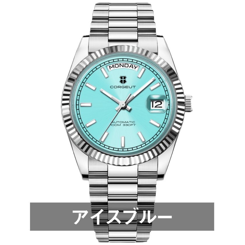 自動巻き腕時計 メンズ 40代 50代 オマージュウォッチ デイデイト 機械