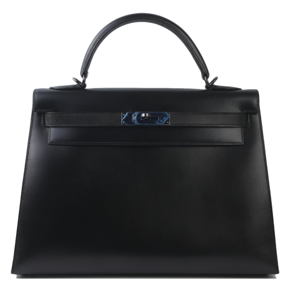 ランク A HERMÈS エルメス 限定品 ケリー32 ソーブラック ブラック (89