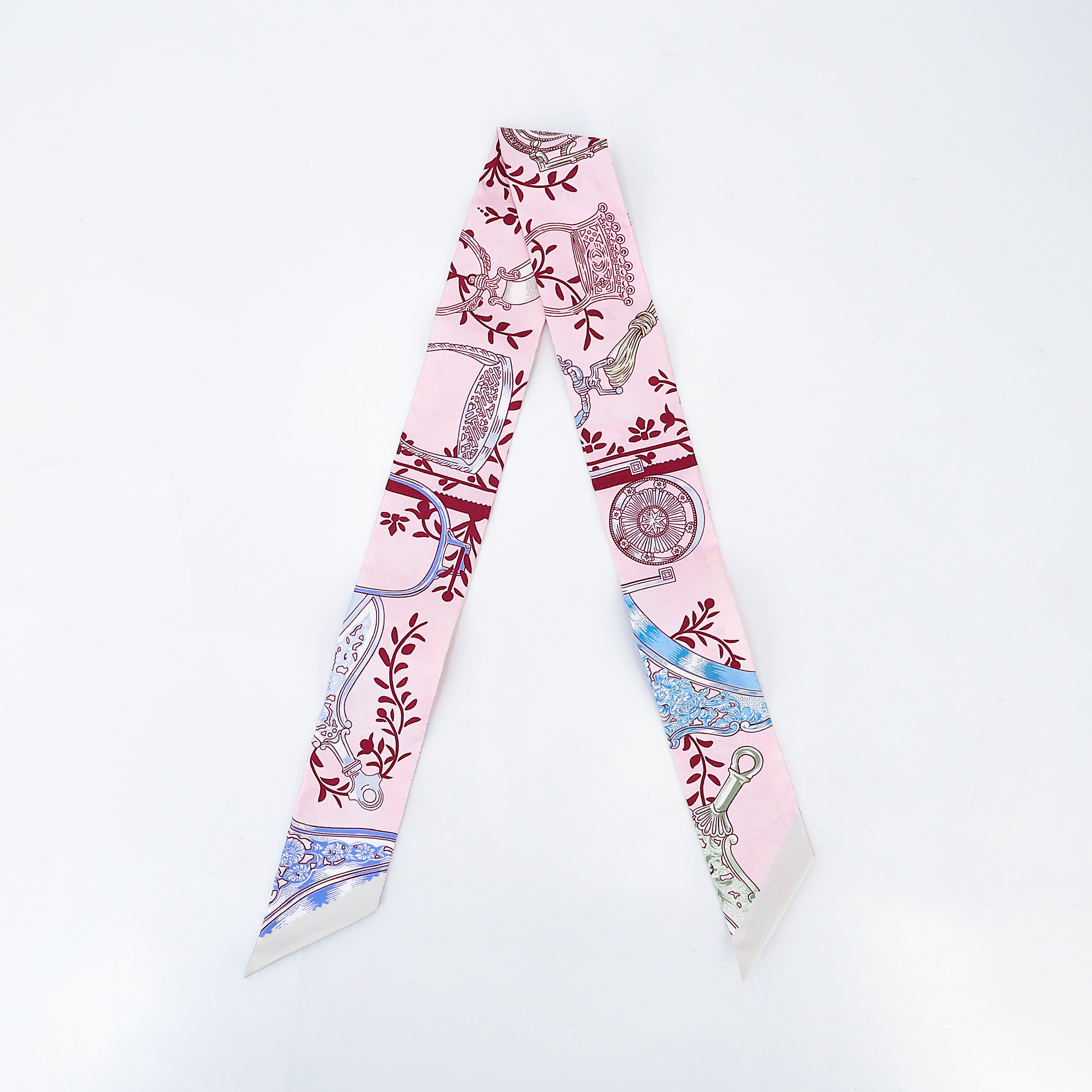 ランク N 新品 HERMÈS エルメス ツイリー 鐙リミックス パープル