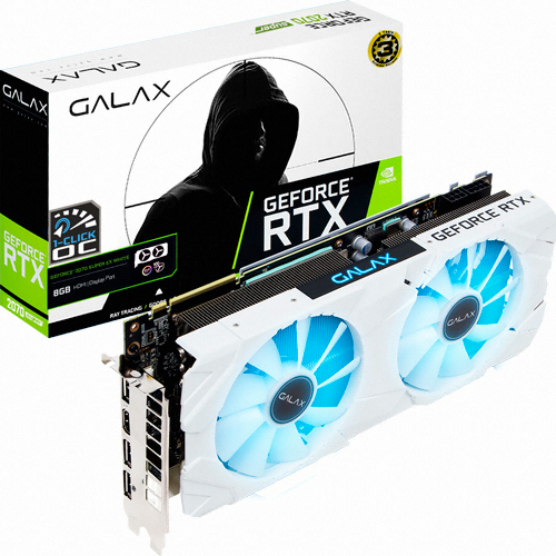 갤럭시 GALAX 지포스 RTX 2070 SUPER EX WHITE OC D6 8GB : 다나와