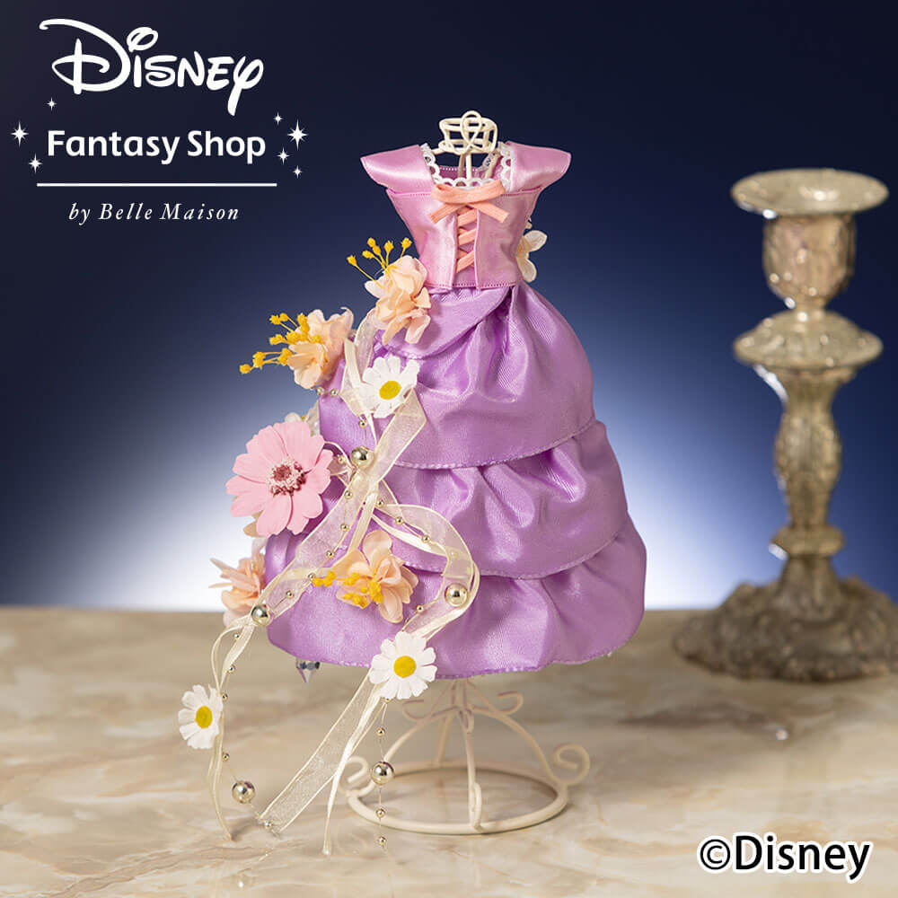 お急ぎ便 ディズニー プリザーブドフラワー「プリンセス・ラプンツェル