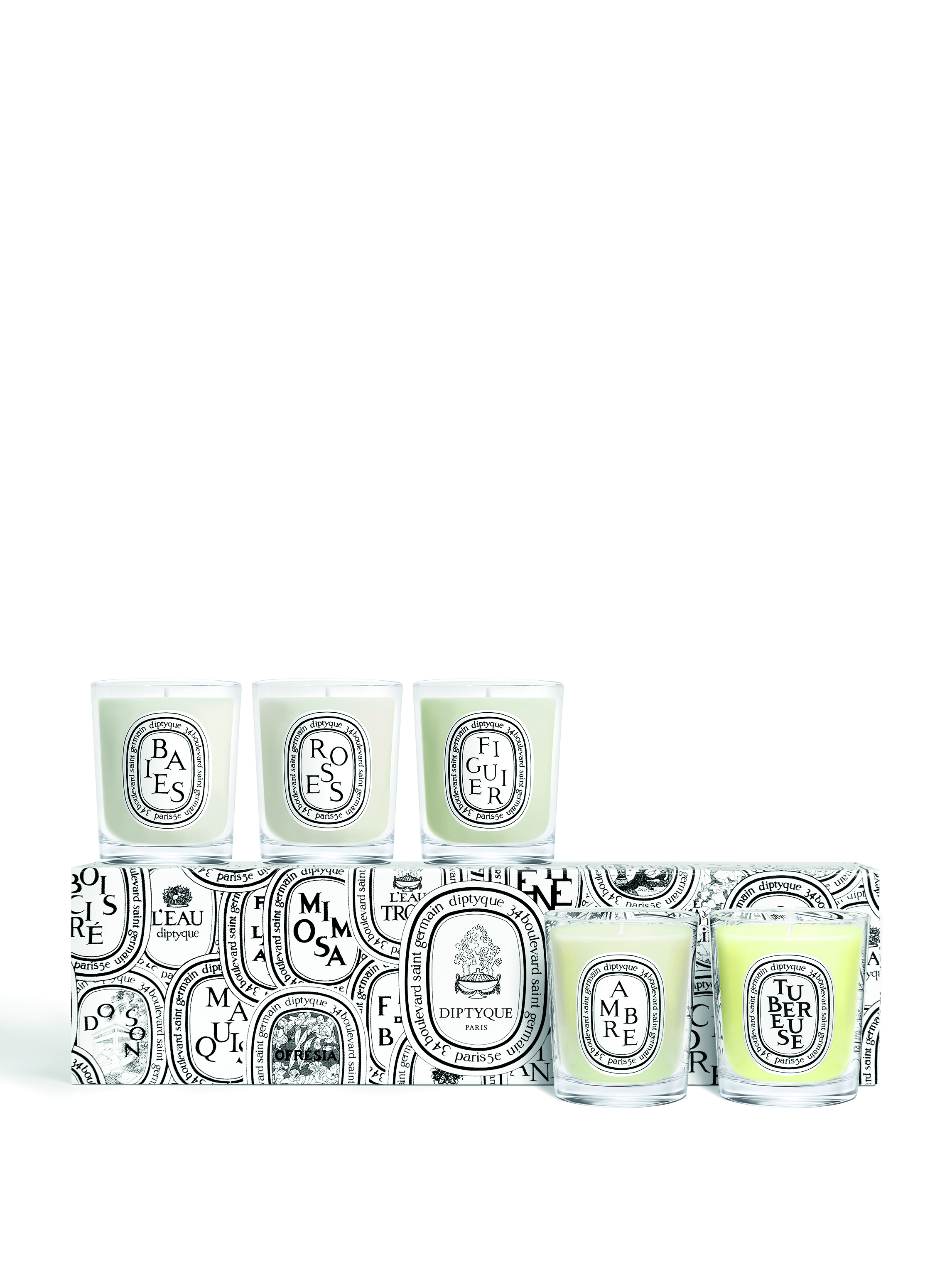 diptyque フレグランスキャンドルセット五種類