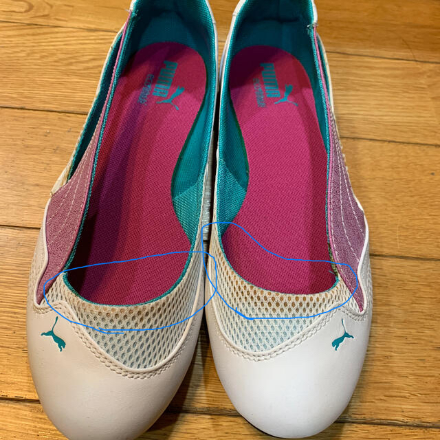 PUMA - PUMA フラットシューズ24.5の通販 by サンチー's shop｜プーマ
