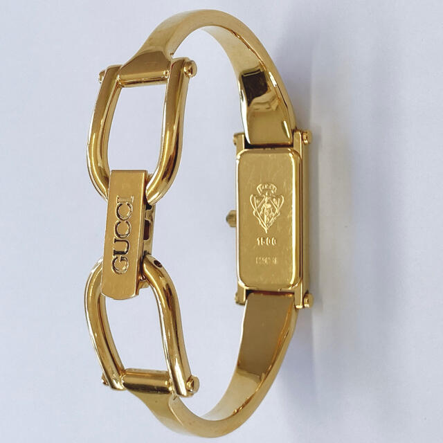 GUCCI - ☆ 箱付き GUCCI 腕時計 レディース ゴールド QZ 1500の通販