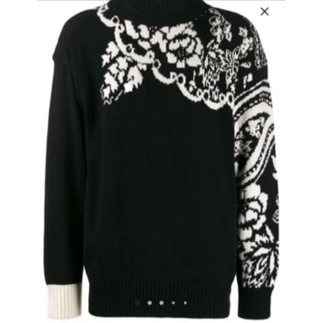 sacai 19aw フローラルニットセーター sacai 19AW Floral Pullover