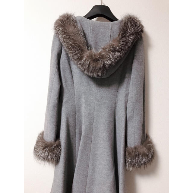 René - 【美品】Rene ルネ 受注会FOXファー プリンセスラインコート