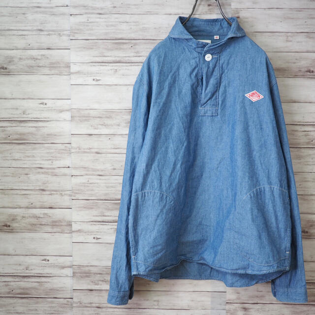 DANTON - DANTON シャンブレー プルオーバーシャツの通販 by