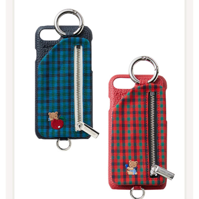 ajew×familiar iPhoneケース(6S/7/8/SE2)