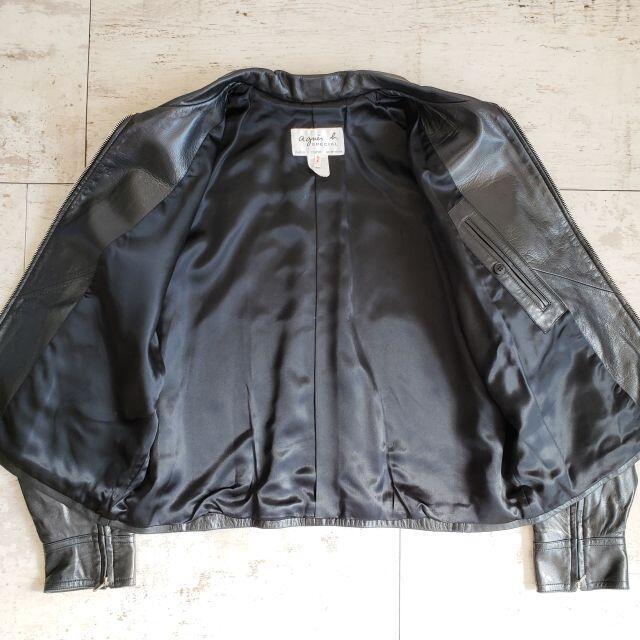 agnes b. - アニエスベー スペシャル ☆ レザー ジャケット 2 フランス