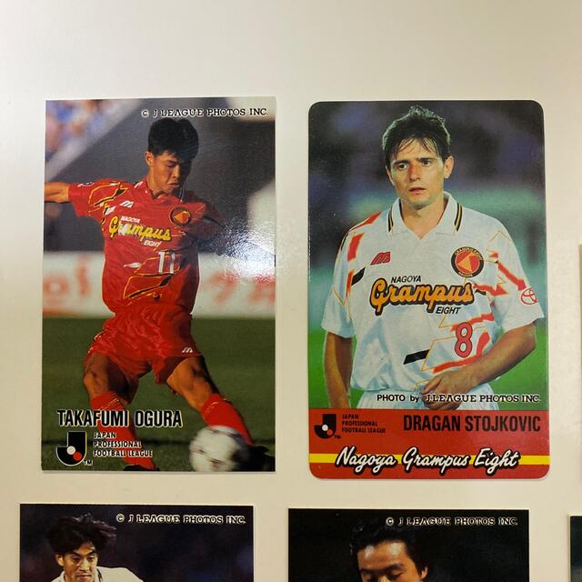 小倉隆史 名古屋グランパスエイト ユニフォーム 92年カップ戦用 小倉