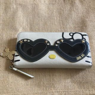 レア✨️ANNA SUI アナスイ サングラス キティー コラボ 長財布 本革