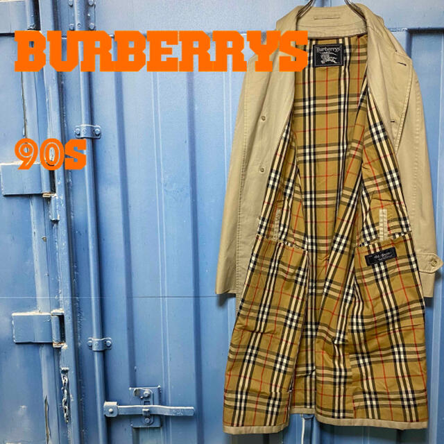 BURBERRY - 90s BURBERRY ノバチェック柄 バルマカーンコート old 古着