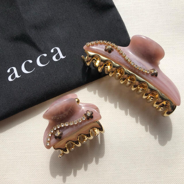 acca ヘアクリップ マーブル