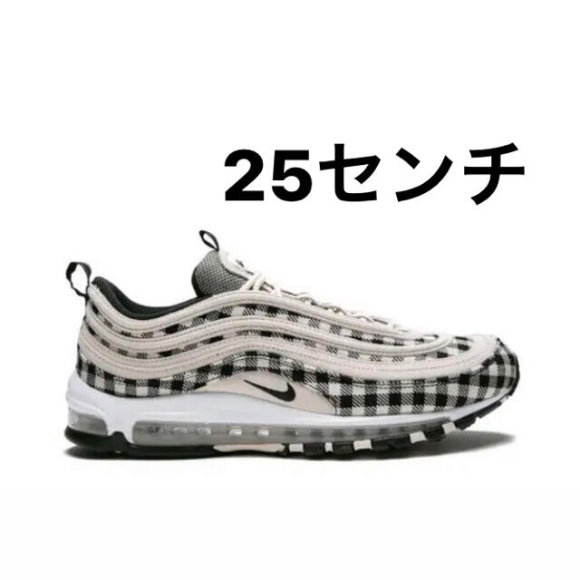NIKE - NIKE AIR MAX97 エアマックス97 ギンガムチェック 25センチの