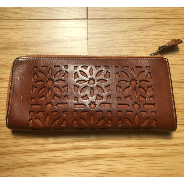genten - genten カットワーク L字長財布の通販 by キキララ17's shop