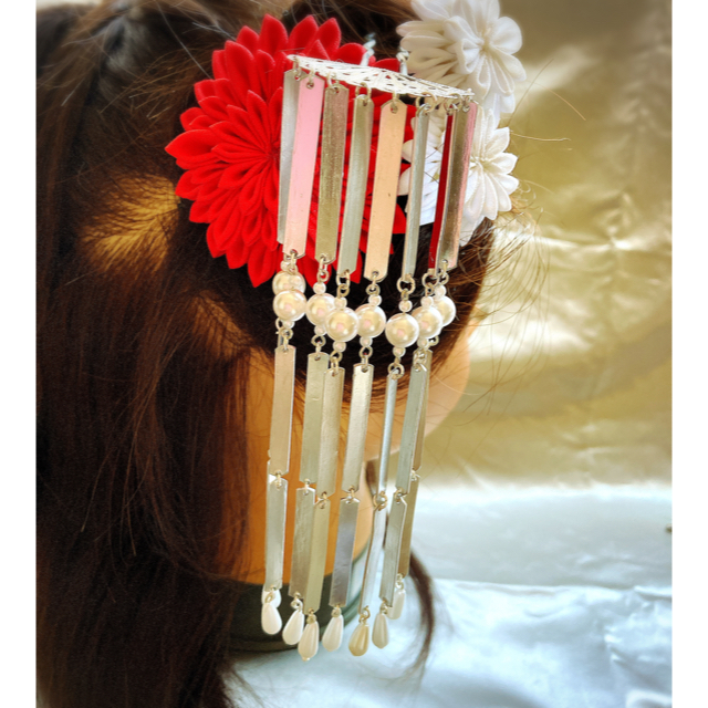 あかりママ様専用 銀ビラ簪 金ビラ簪 4点 髪飾り 成人式 振り袖 着物