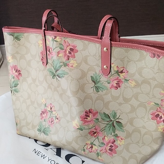 COACH コーチ 花柄トートバッグ♡の通販 by nana shop｜ラクマ