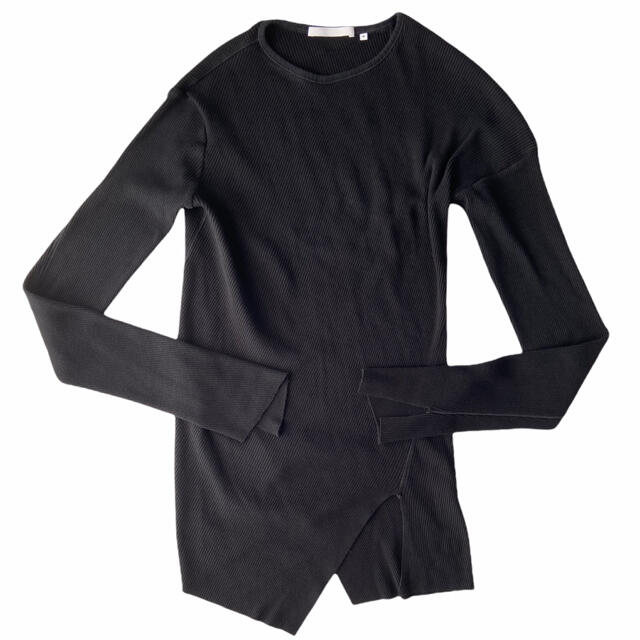 HELMUT LANG - HELMUT LANG ヘルムート・ラング 変形リブカットソー