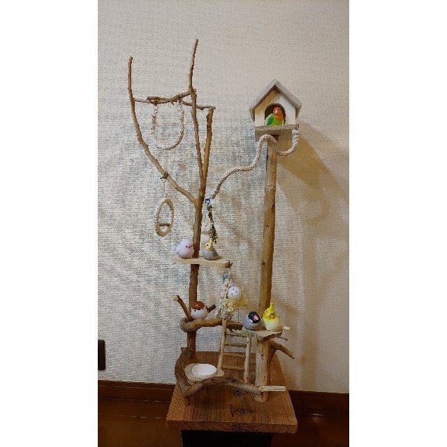 バードアスレチック3way♪ ハンドメイド 流木 バードジムの通販 by Rin
