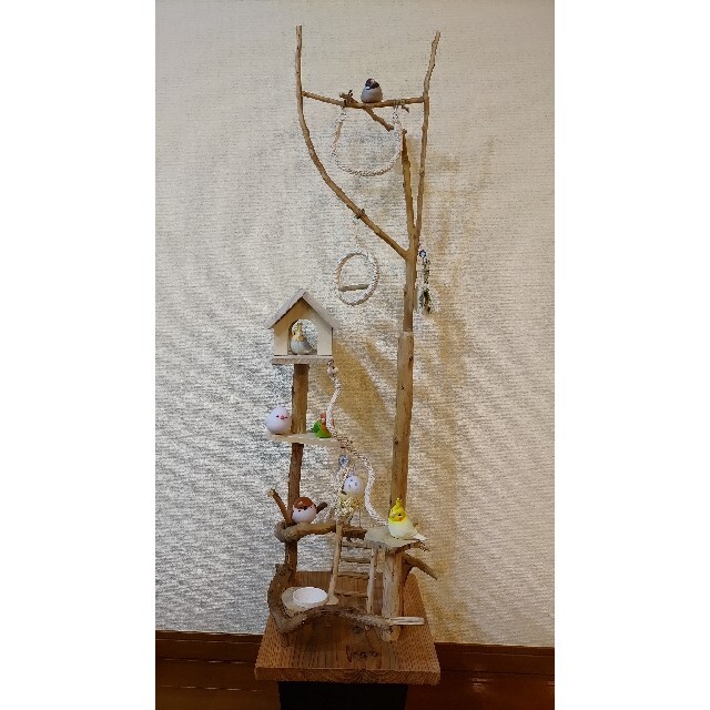 バードアスレチック3way♪ ハンドメイド 流木 バードジムの通販 by Rin