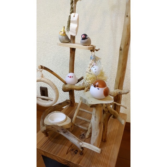 バードアスレチック3way♪ ハンドメイド 流木 バードジムの通販 by Rin