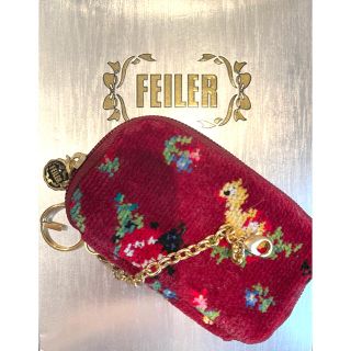 FEILER - フェイラーfeiler ハイジ キーポーチ 限定ワインレッドの通販
