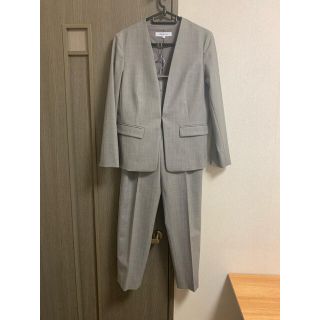 ✨希少カラー 美品✨ナチュラルビューティーベーシック パンツスーツ