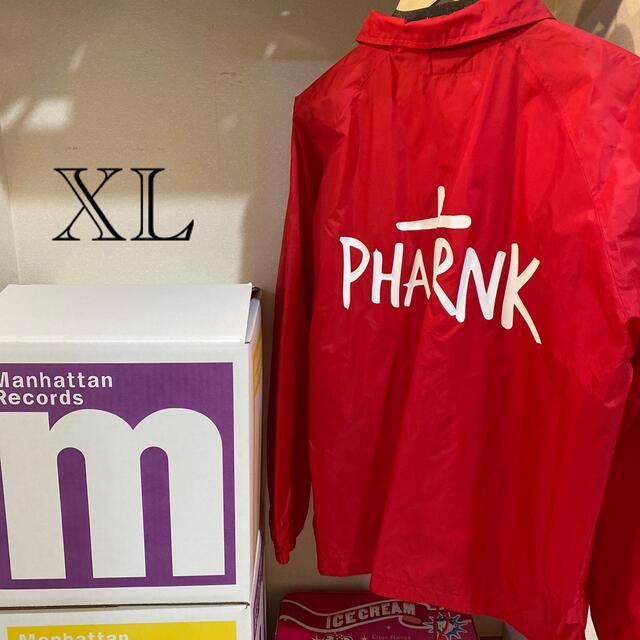人気美品送料込み ファットランク PHATRNKコーチジャケット（RED）の