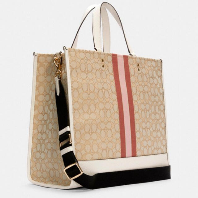 COACH - 【完売品】COACH デンプシー トート 40 シグネチャー ジャ