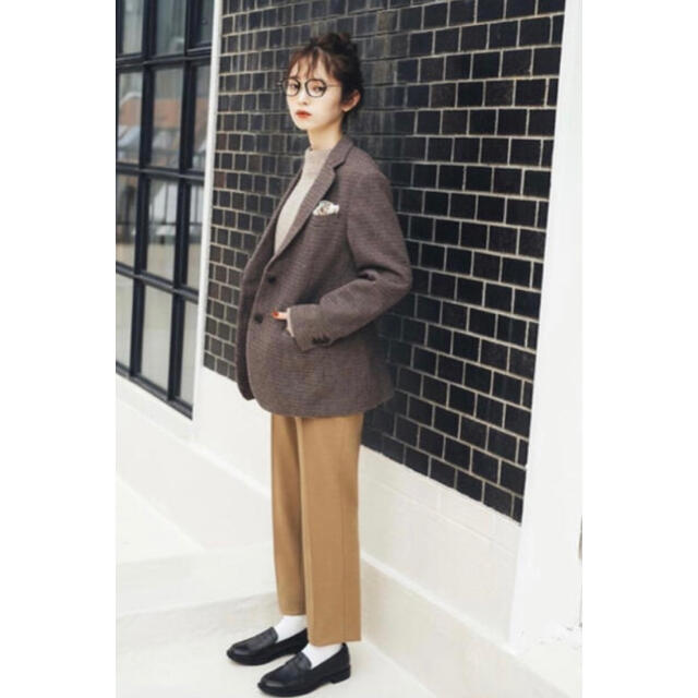 UNIQLO - UNIQLO ツイードマニッシュジャケットの通販 by マメ's shop