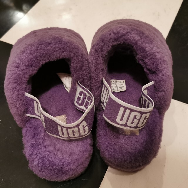 UGG - 美品 UGG ファーサンダル パープル 24cmの通販 by chicchi's
