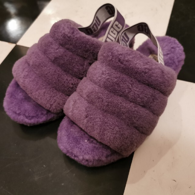 UGG - 美品 UGG ファーサンダル パープル 24cmの通販 by chicchi's