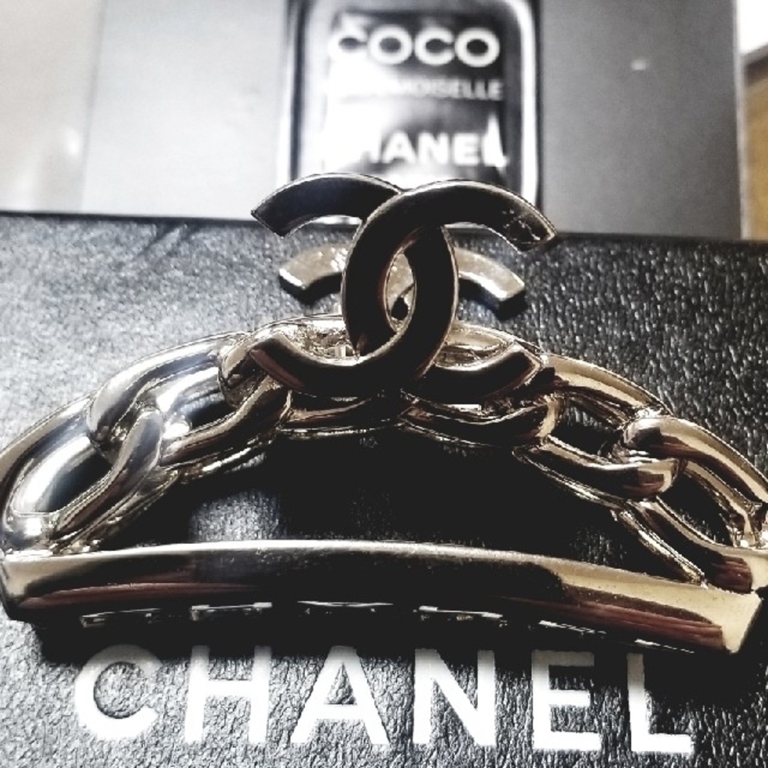CHANEL - 正規品本物保証☆中古超激レアCoCoマークヴィンテージヘア