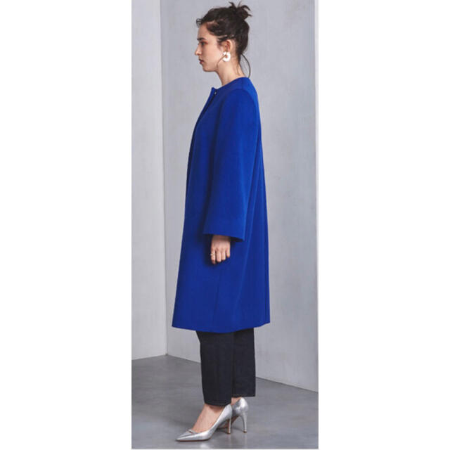 UNITED ARROWS - ユナイテッドアローズ ノーカラー ベルスリーブコート